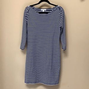 🔥BANANA REPUBLIC Navy Stripe Dress - size L